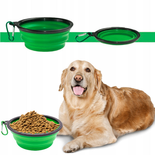 Miseczka turystyczna 0,35l składana - zielona