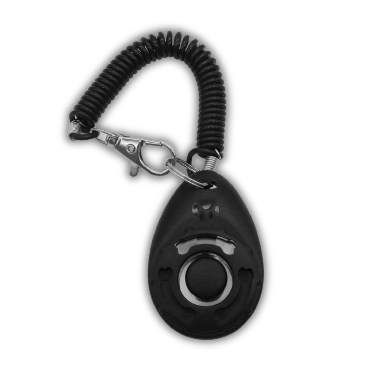 Clicker do szkolenia psa z opaską - czarny